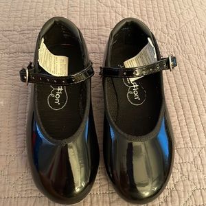 Black tap shoes